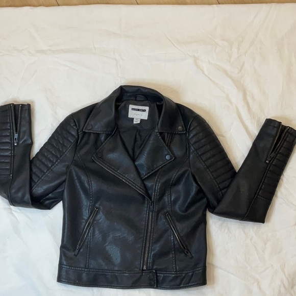 Noisy May Faux Leather Jacket | Size S | Black Leather Jacket | Coated Jacket - Picture 8 of 13